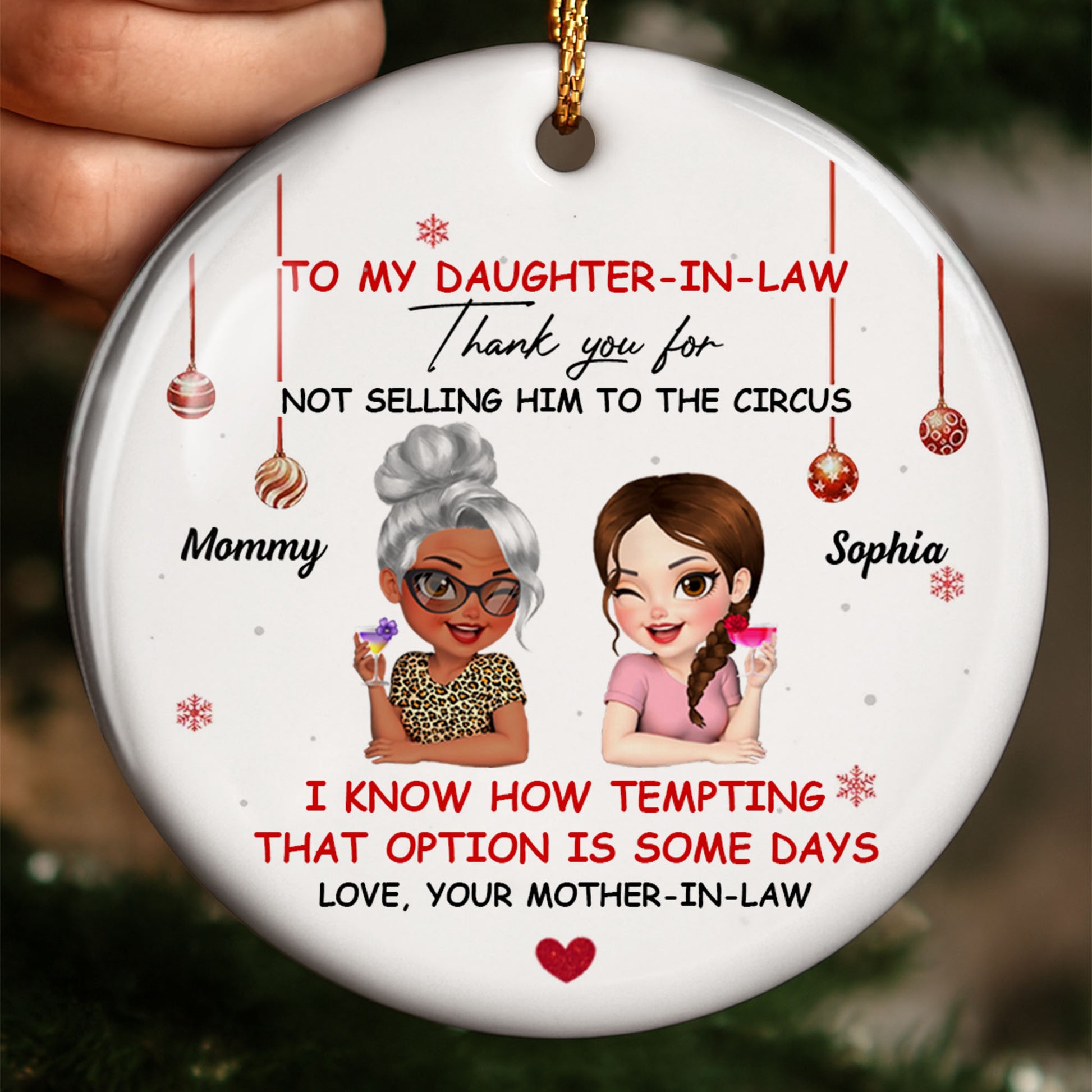 To My Daughter-In-Law Thank You For Not Selling Him To The Circus