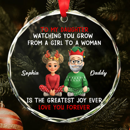 Watching You Grow From a Girl to a Woman, Christmas Love from Father to Daughter