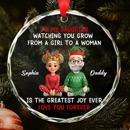Watching You Grow From a Girl to a Woman, Christmas Love from Father to Daughter