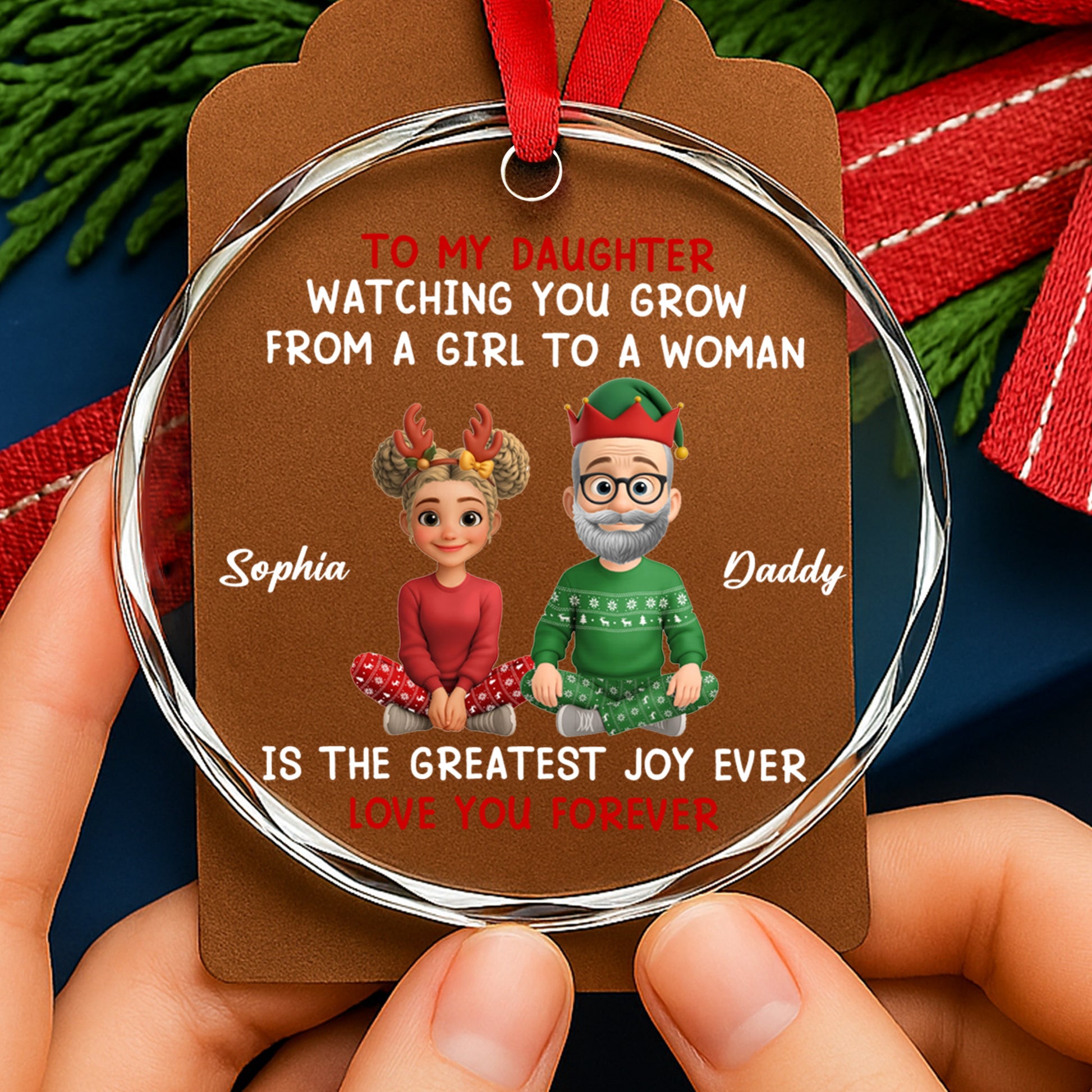 Watching You Grow From a Girl to a Woman, Christmas Love from Father to Daughter