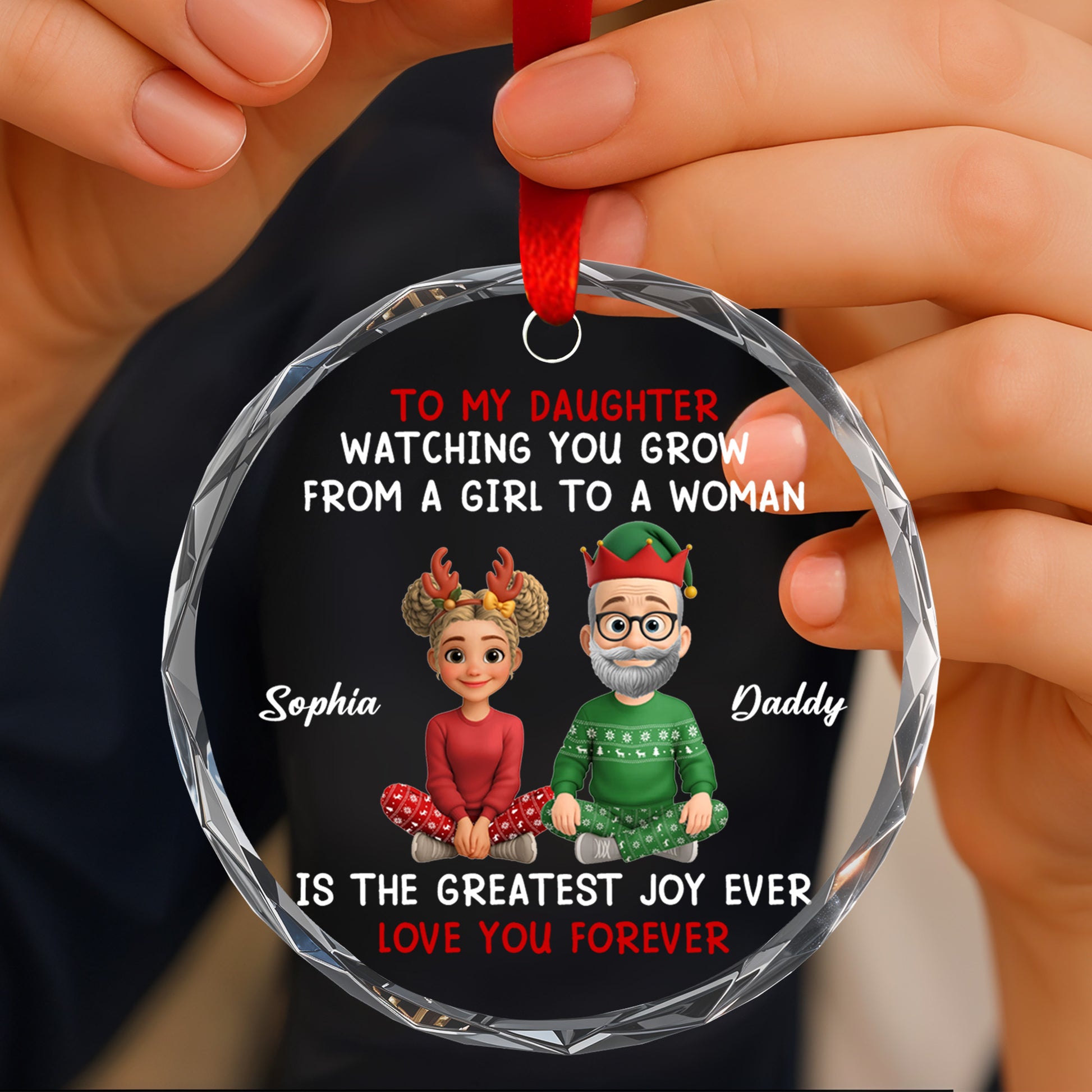 Watching You Grow From a Girl to a Woman, Christmas Love from Father to Daughter