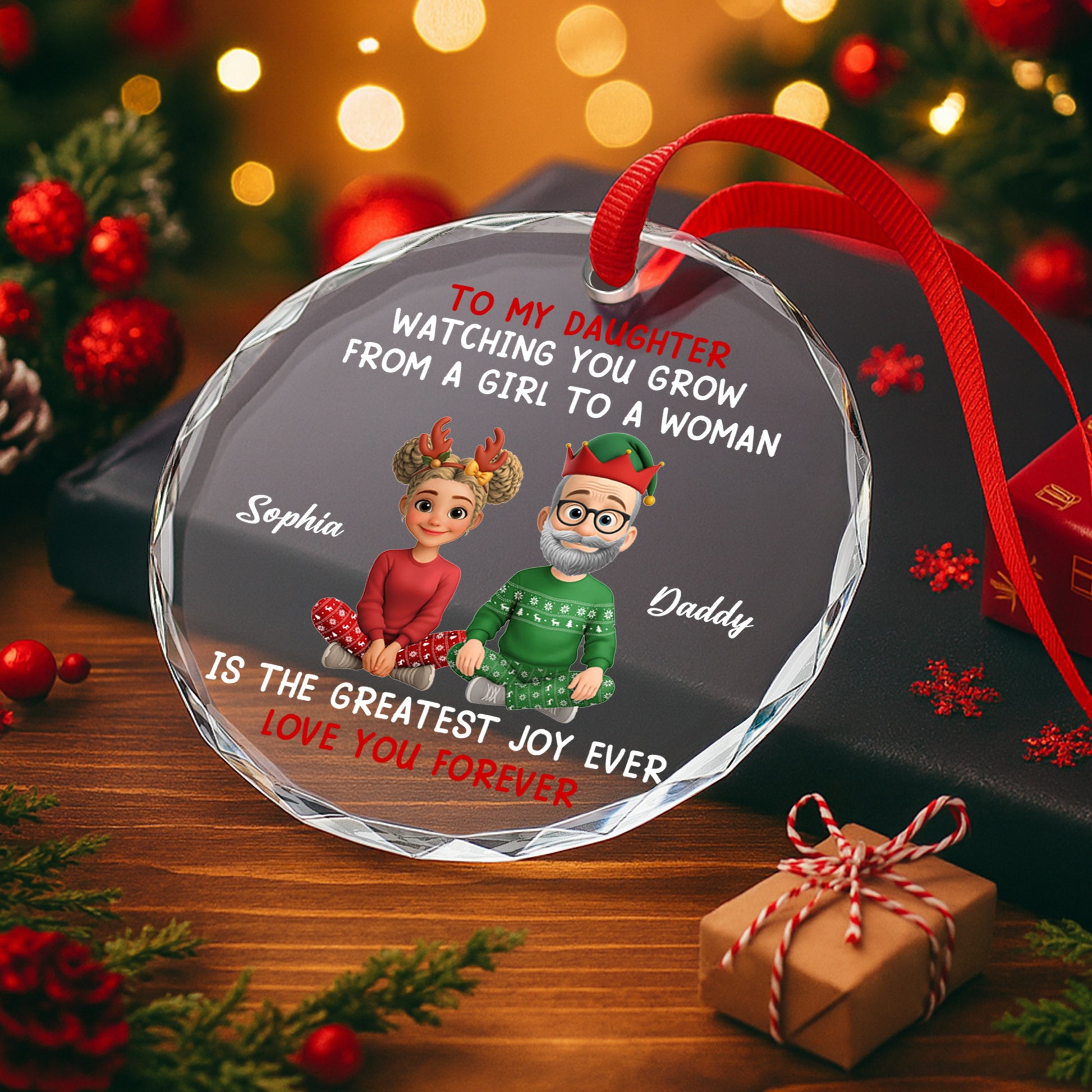 Watching You Grow From a Girl to a Woman, Christmas Love from Father to Daughter