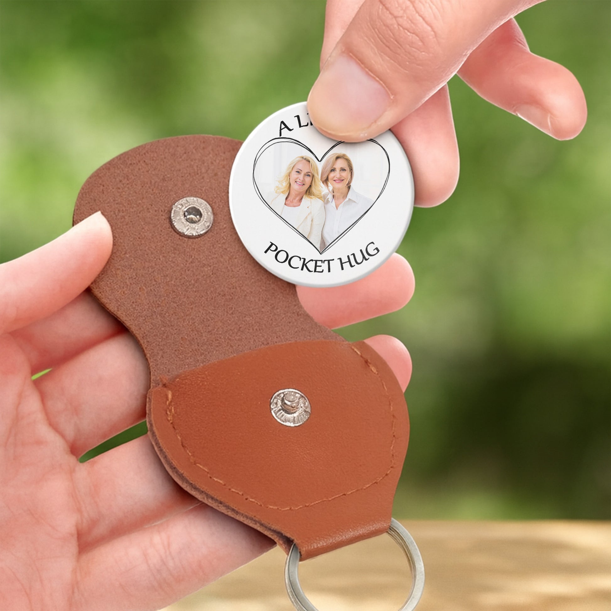 To My Daughter, Be Brave, Be Bold & Be Beautiful Keychain