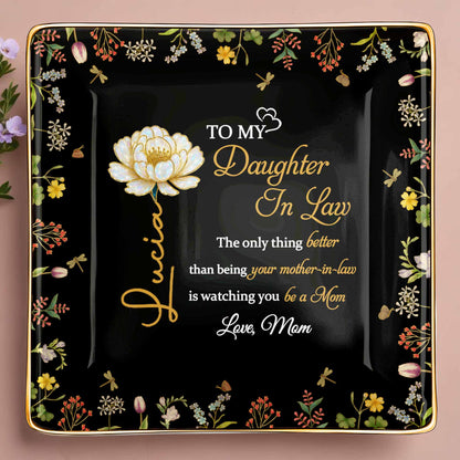 To My Daughter In Law, Love From Mom, Floral Design