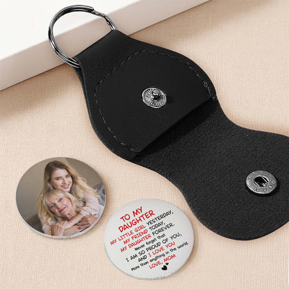 To My Daughter, Love Mom Keychain