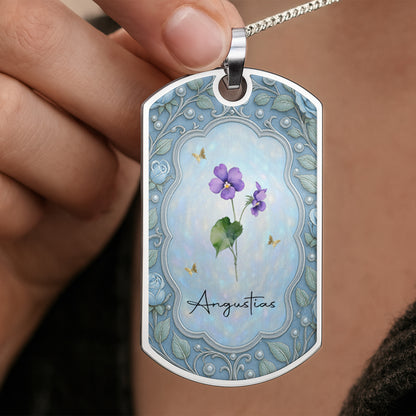 Delicate Beauty Of Violets And Graceful Butterflies