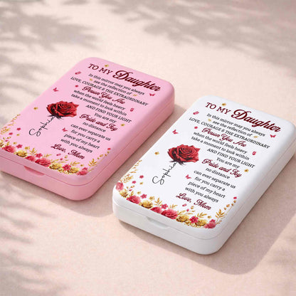 To My Daughter Mirror May You Always See The Reflection Rose Flowers