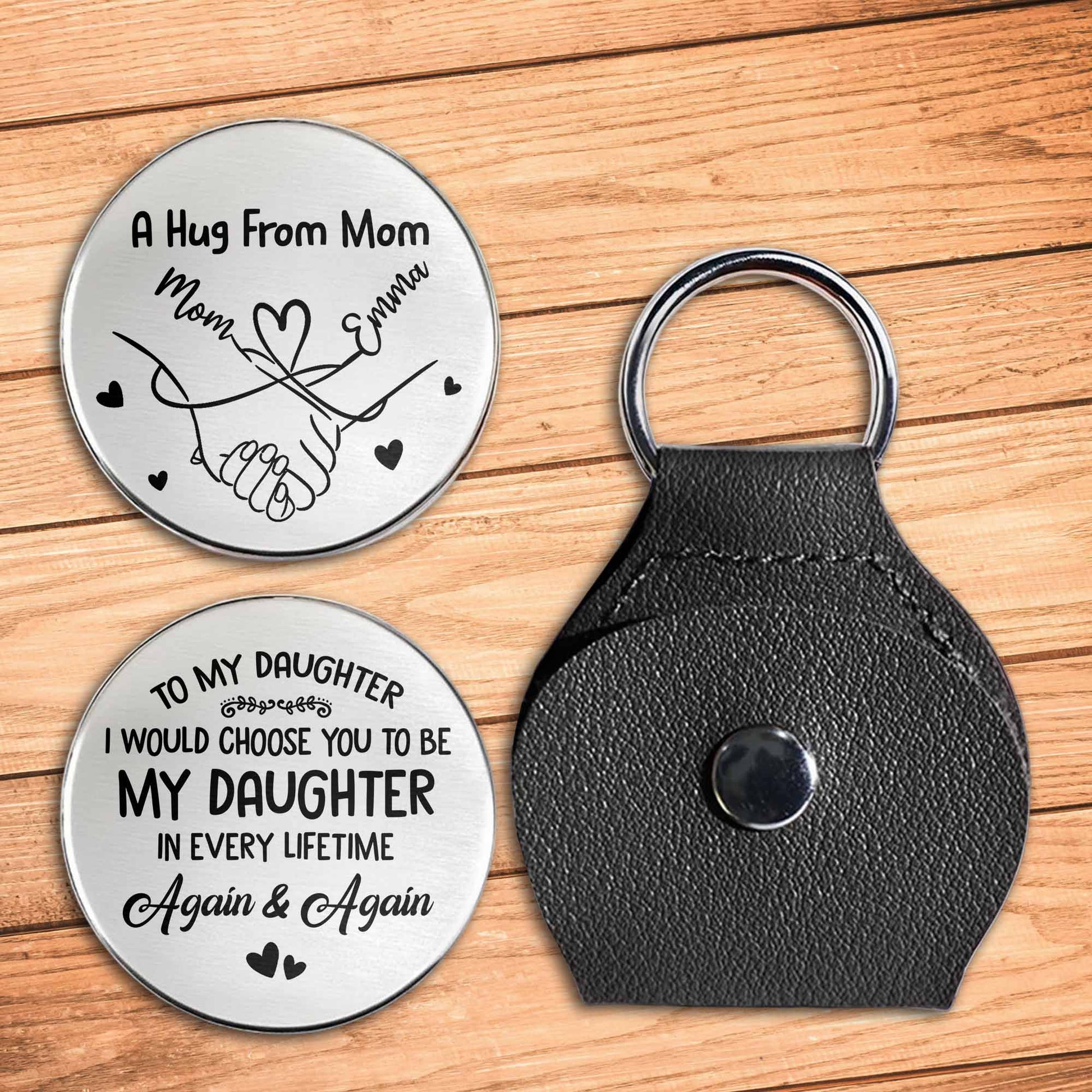 A Hug From Mom, Heart And Hands Design