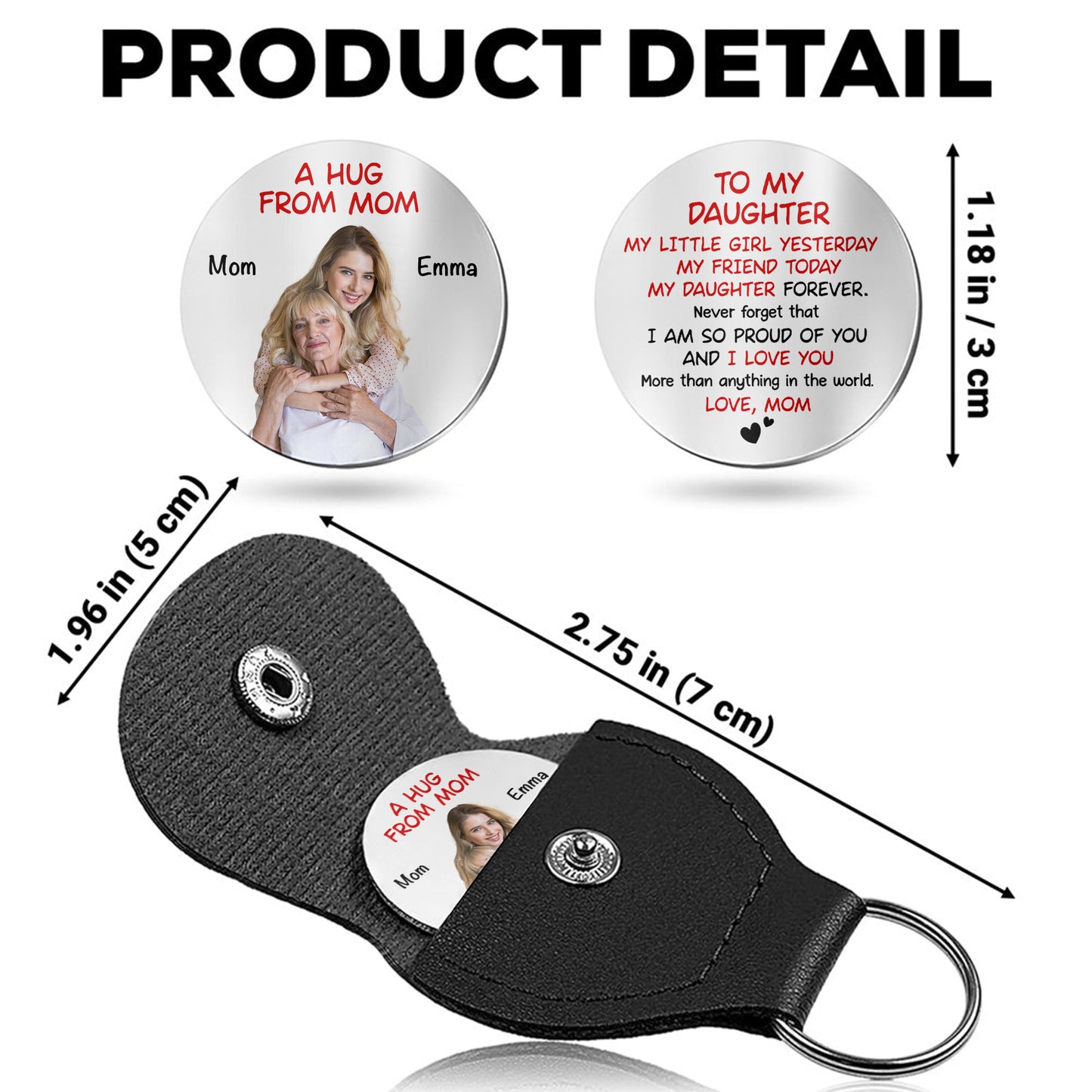 A Hug From Mom To My Daughter, Love And Pride