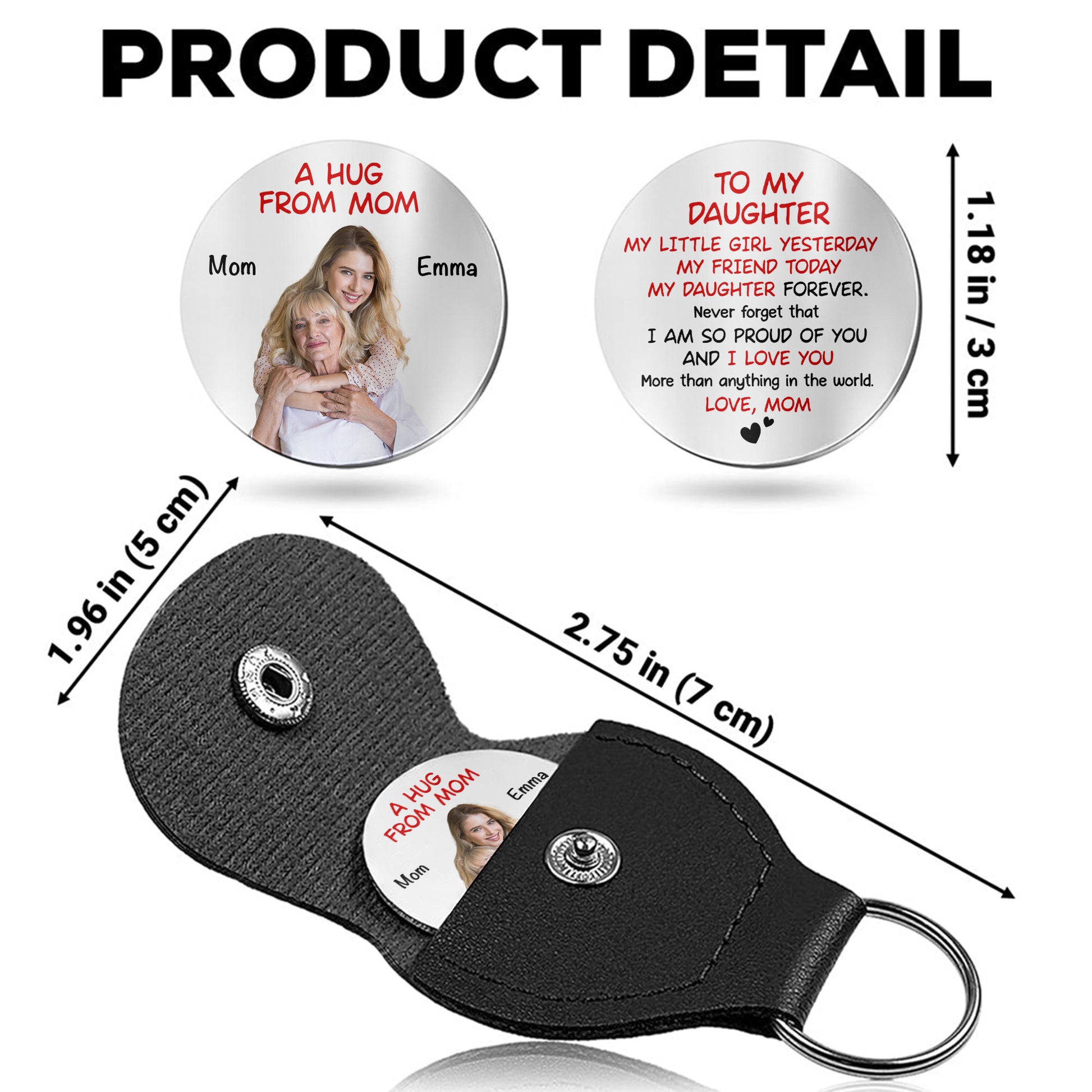 A Hug From Mom To My Daughter, Love And Pride