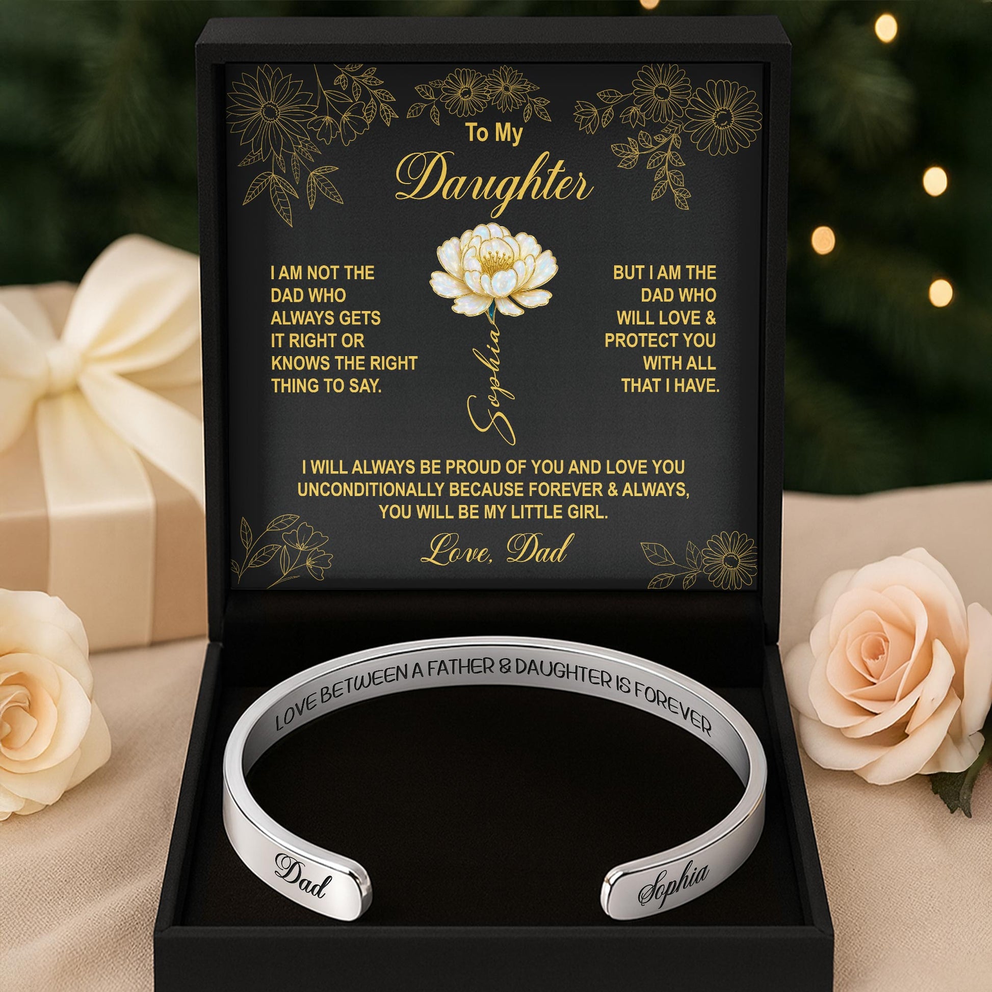 Love Between A Father & Daughter, Flowers