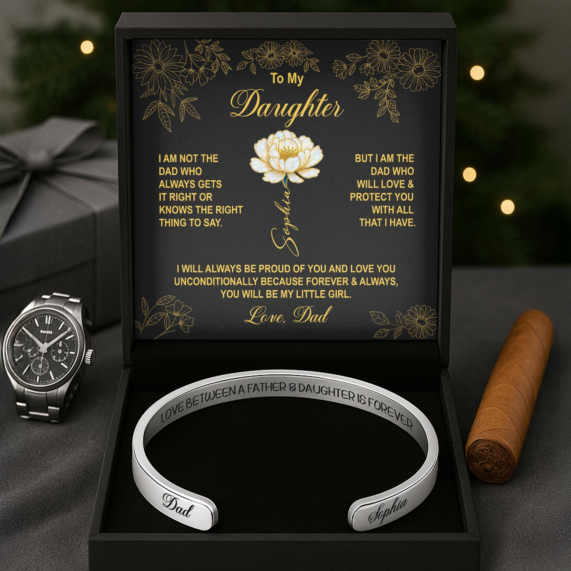 Love Between A Father & Daughter, Flowers