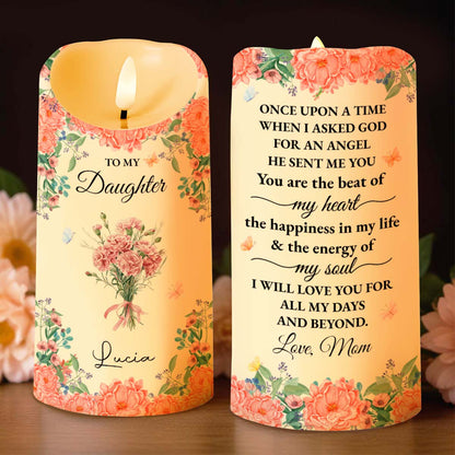 To My Daughter With Beautiful Floral Design