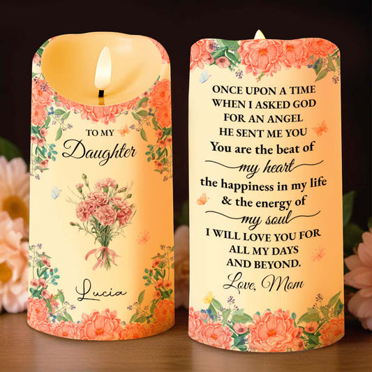 To My Daughter With Beautiful Floral Design