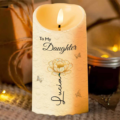 To My Daughter, Flower and Butterflies, I Love You