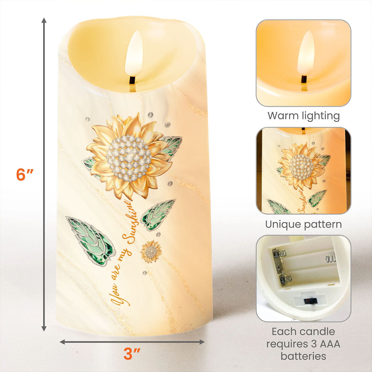 To My Daughter, Believe In Yourself, Sunflower Design