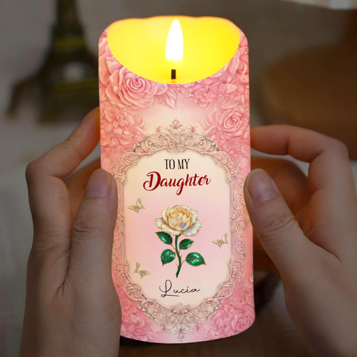 To My Daughter, Adventure on Your Journey, Rose Design