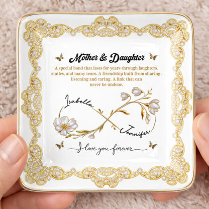 Mother & Daughter, Special Bond, Flowers And Butterflies