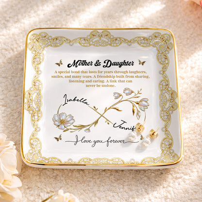 Mother & Daughter, Special Bond, Flowers And Butterflies