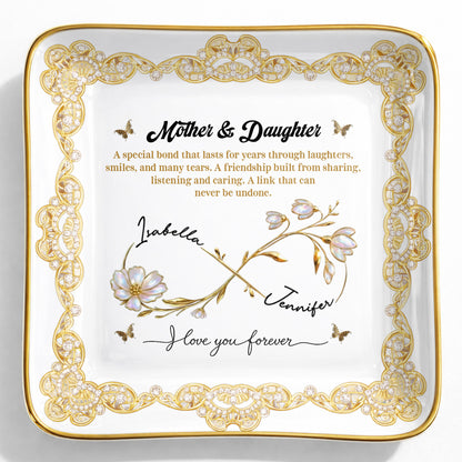 Mother & Daughter, Special Bond, Flowers And Butterflies