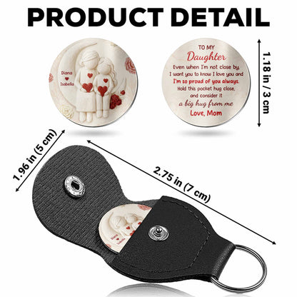 To My Daughter, Flowers and Hearts Design