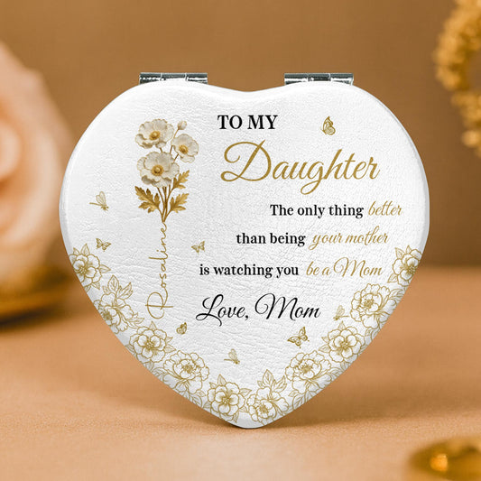To My Daughter, Love From Mom, Butterflies And Flowers