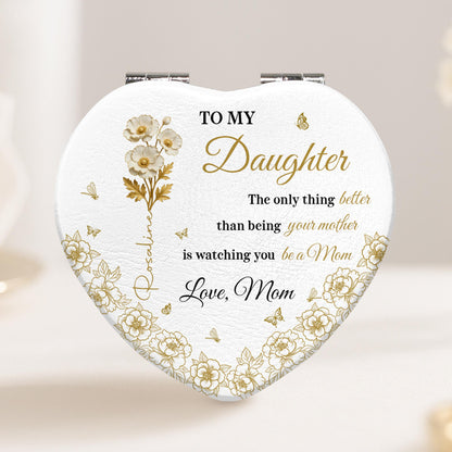 To My Daughter, Love From Mom, Butterflies And Flowers