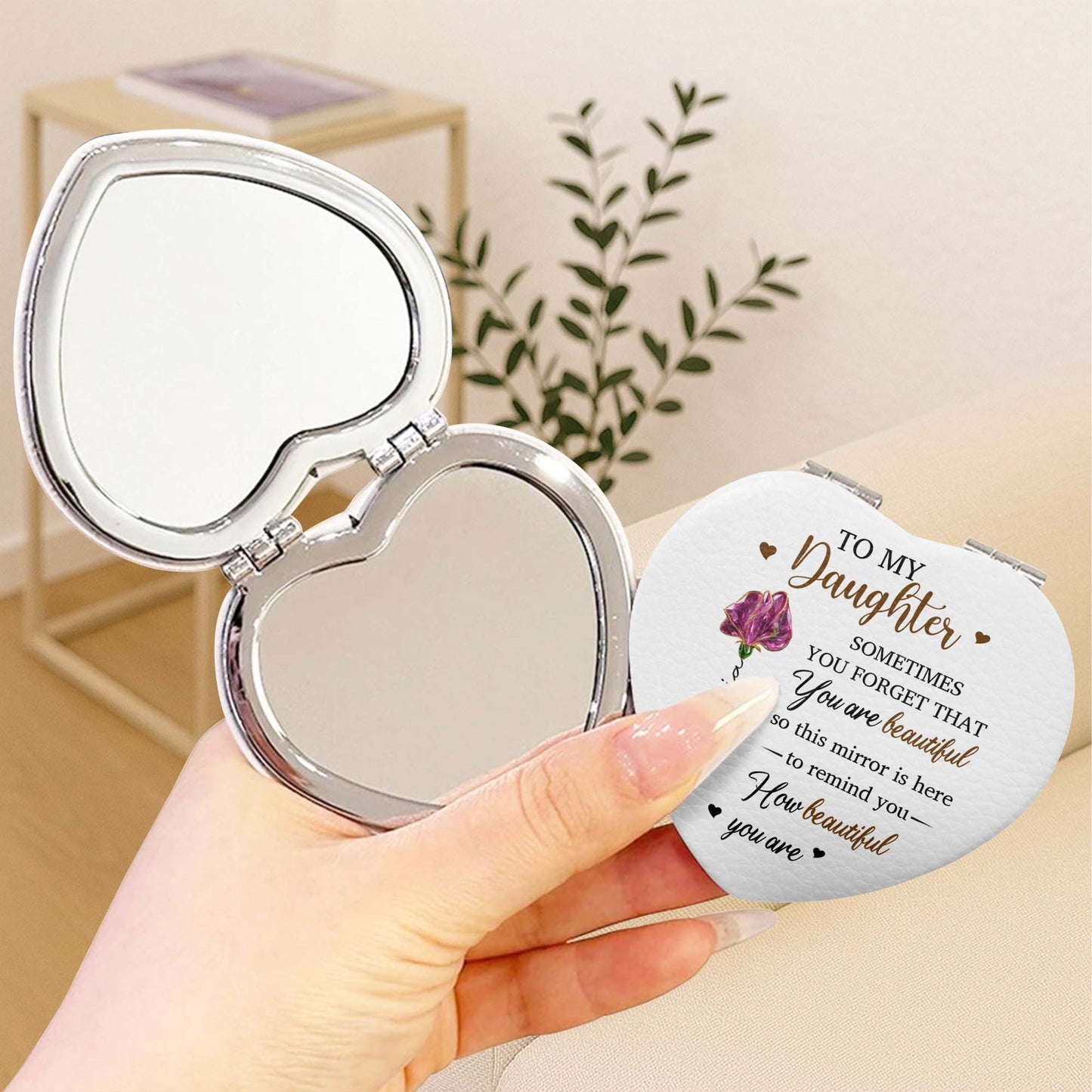 To My Daughter, You Are Beautiful, Heart And Flower