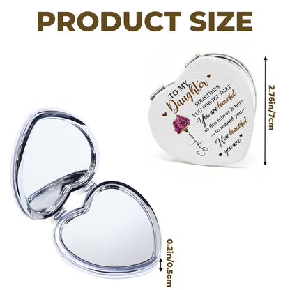 To My Daughter, You Are Beautiful, Heart And Flower