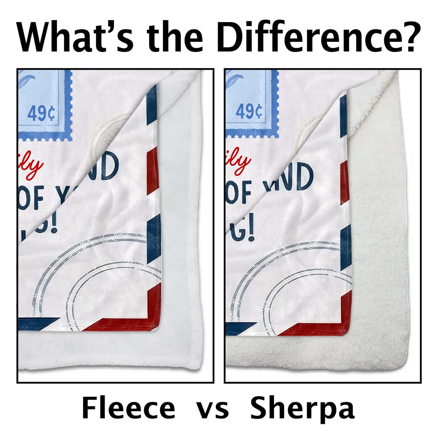 To My Daughter, Love and Postal Stamps Design