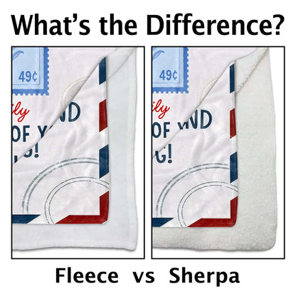 To My Daughter, Love and Postal Stamps Design