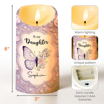 To my Daughter, Love, Support and Butterflies Design