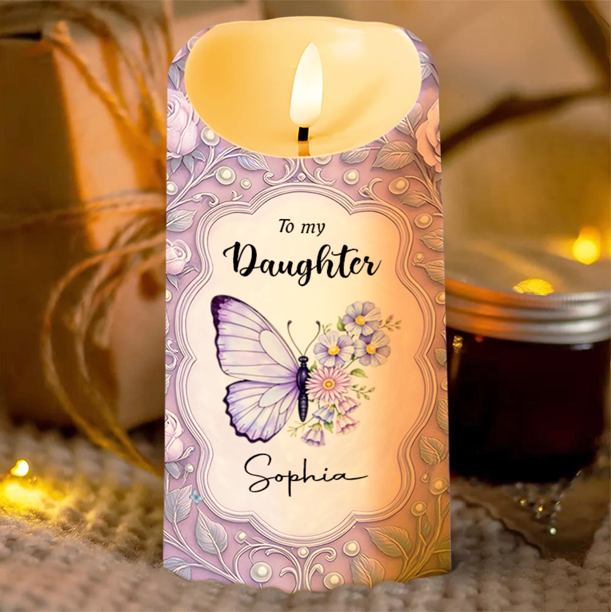 To my Daughter, Love, Support and Butterflies Design