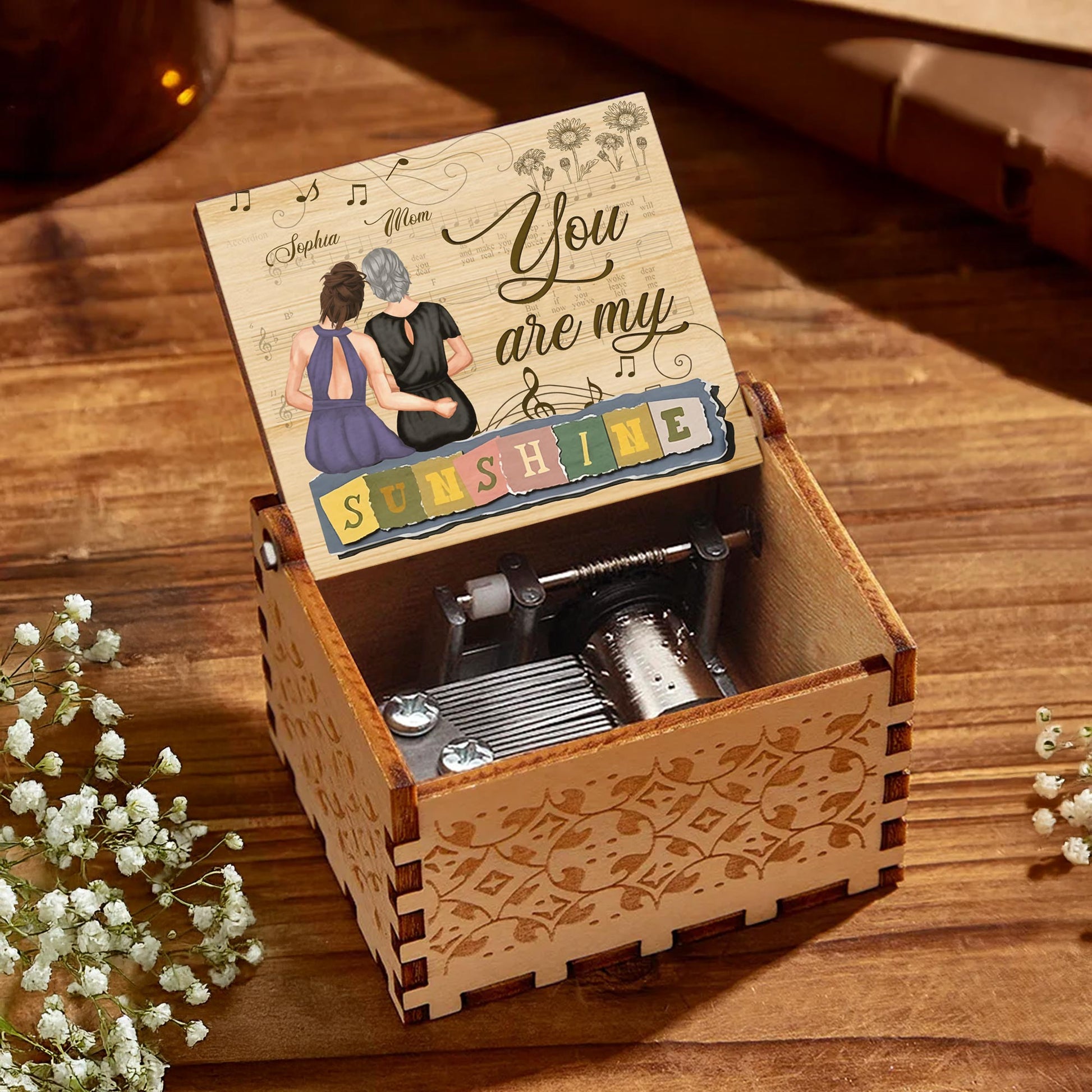 You Are My Sunshine With Women And Flowers