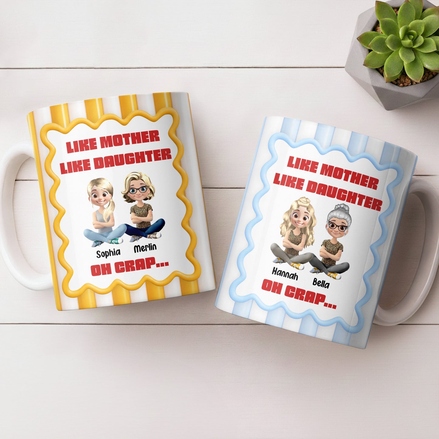 Like Mother Like Daughter, Animated Characters