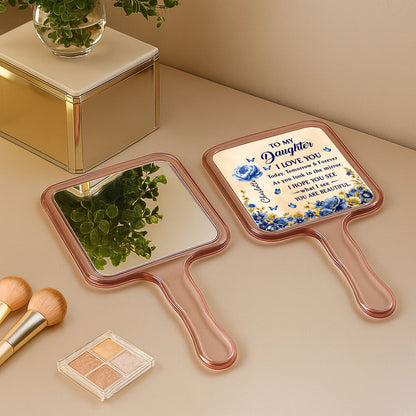 To My Daughter, I Love You, Flowers And Butterflies