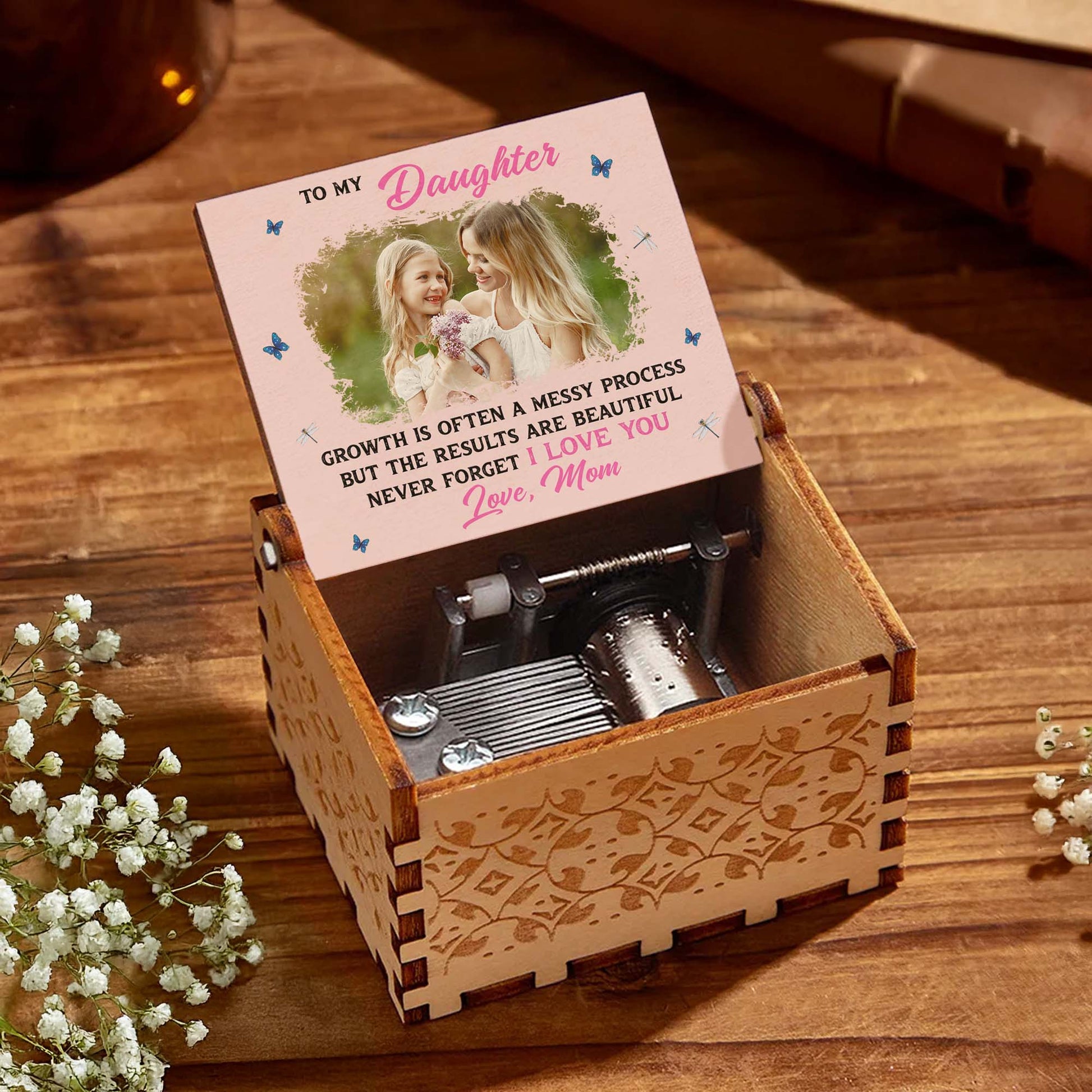 To My Daughter, Growth Is Often A Messy Process, Butterfly And Dragonfly