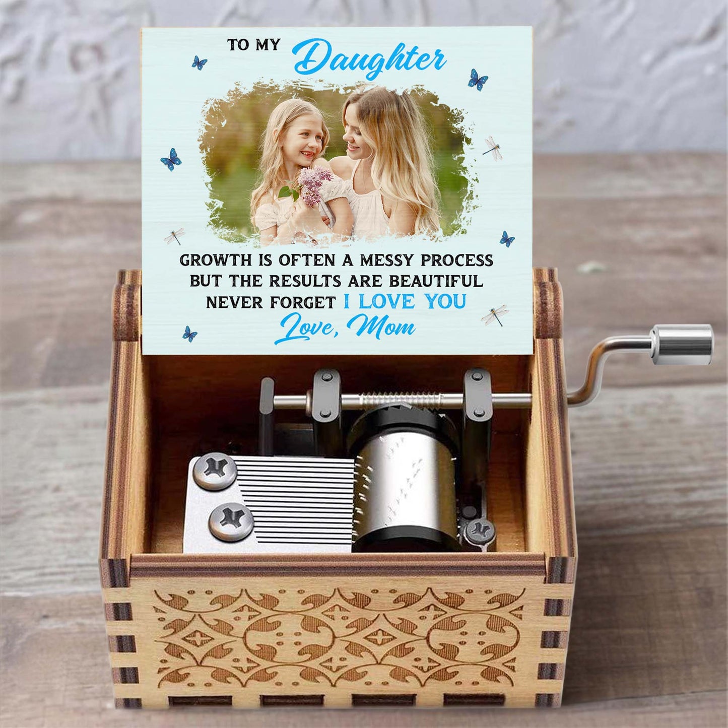 To My Daughter, Growth Is Often A Messy Process, Butterfly And Dragonfly