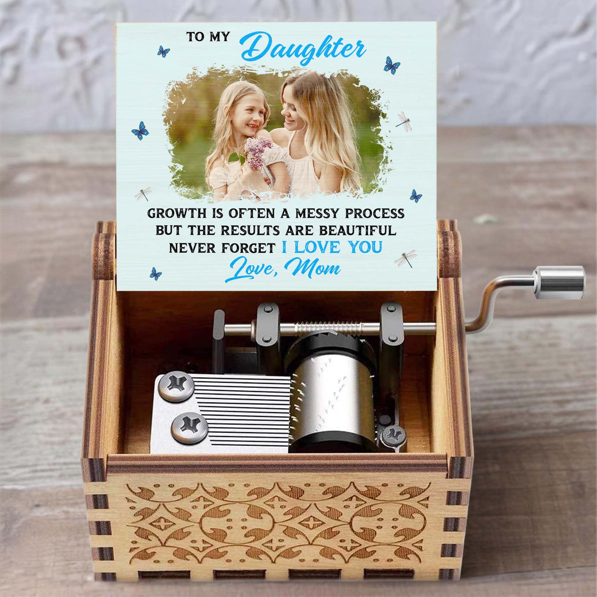 To My Daughter, Growth Is Often A Messy Process, Butterfly And Dragonfly