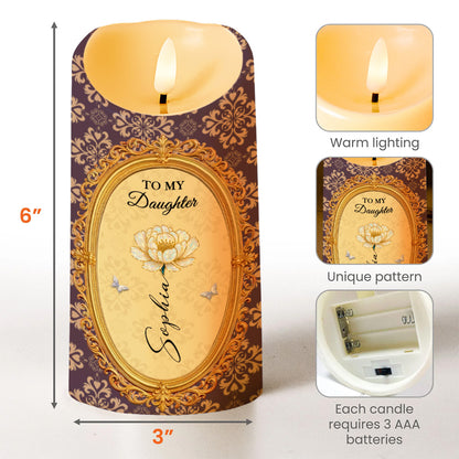 To My Daughter, Flowers And Butterflies