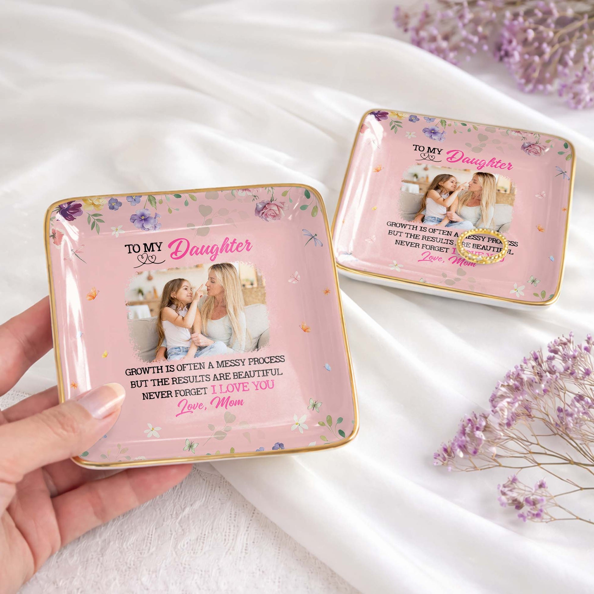 To My Daughter, Growth Is Beautiful, Flowers And Butterflies