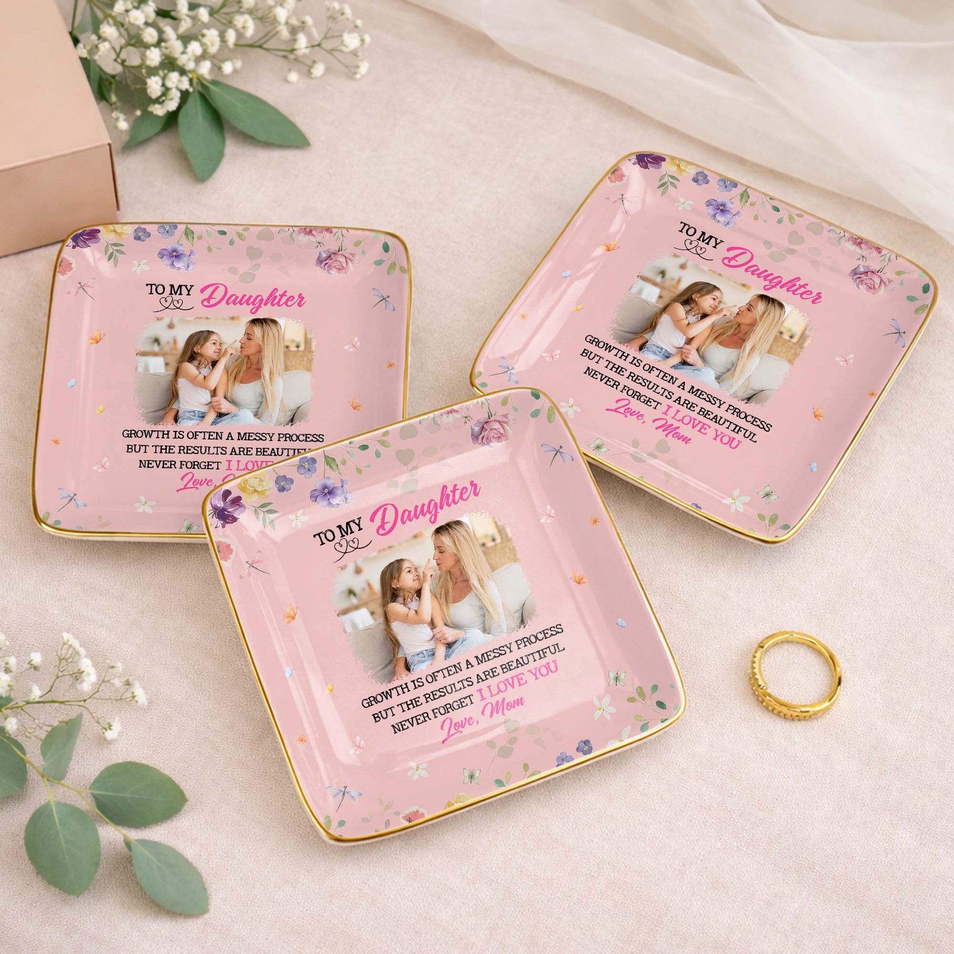 To My Daughter, Growth Is Beautiful, Flowers And Butterflies