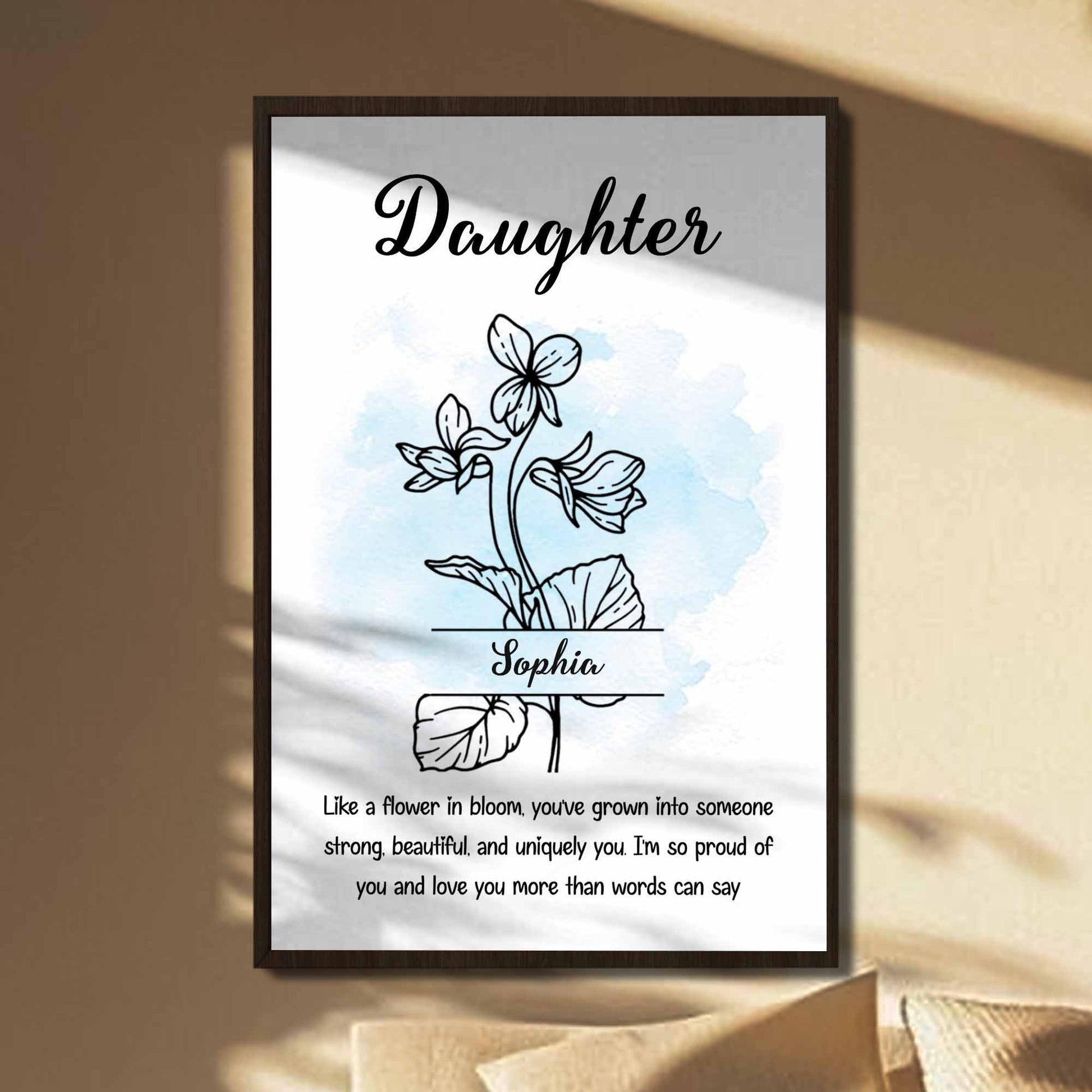 Like A Flower In Bloom, Strong, Beautiful And Uniquely You