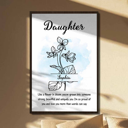 Like A Flower In Bloom, Strong, Beautiful And Uniquely You