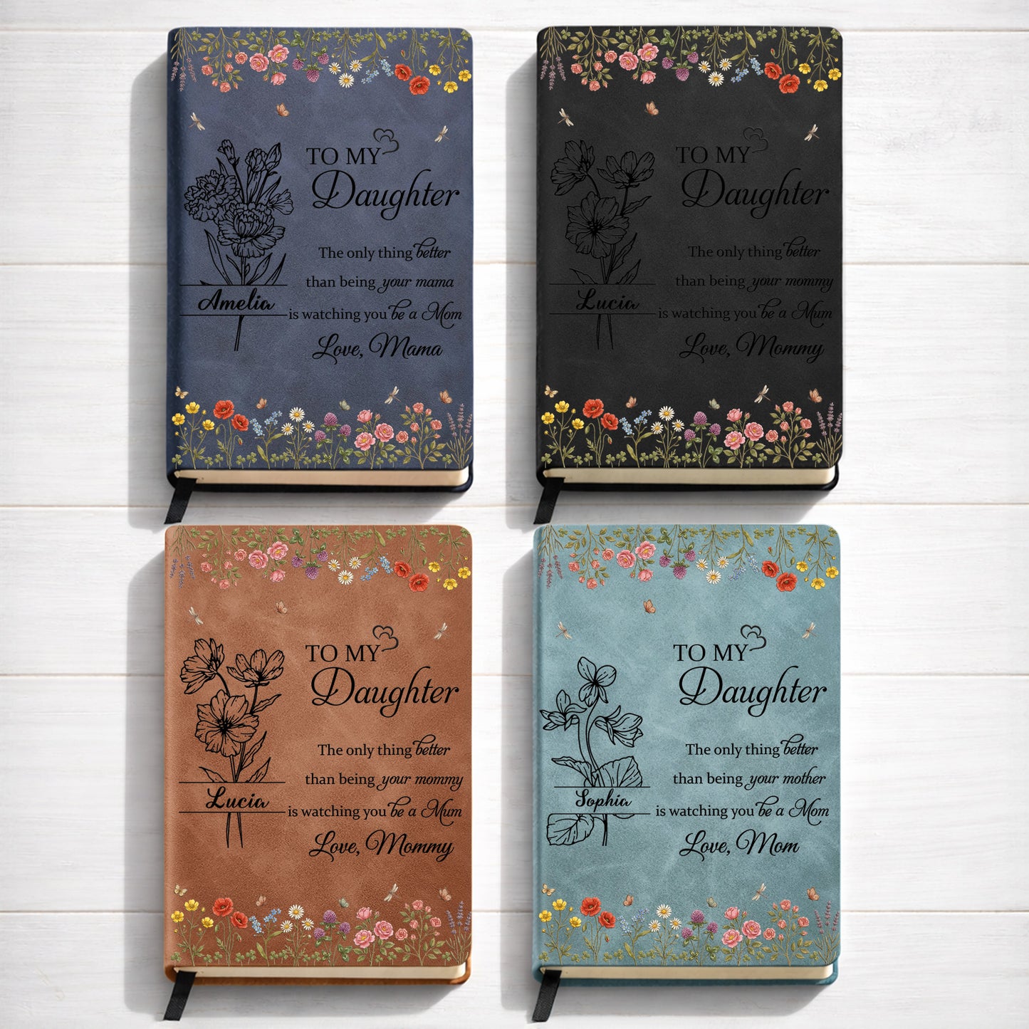 To My Daughter Only Thing Better Watching You Be A Mom Wildflowers