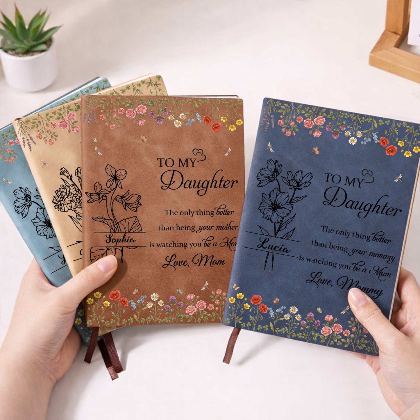 To My Daughter Only Thing Better Watching You Be A Mom Wildflowers