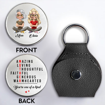 Amazing Loving Thoughtful Mother One Of A Kind Personalised Women Illustrations - Personalized Custom Pocket Hug - DAU320_HTOK