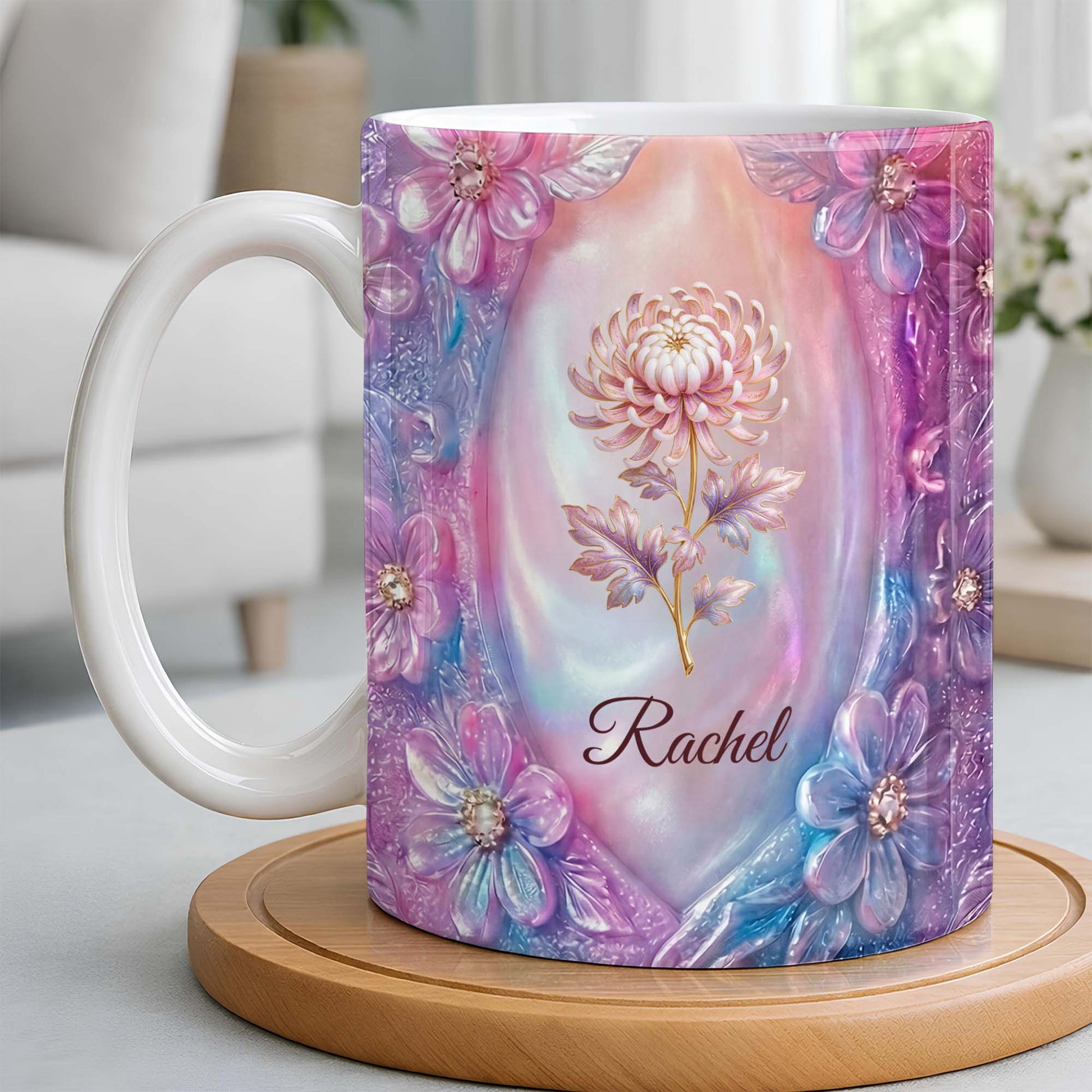 A Beautiful Bloom For A Soul With Chrysanthemum Floral Pattern