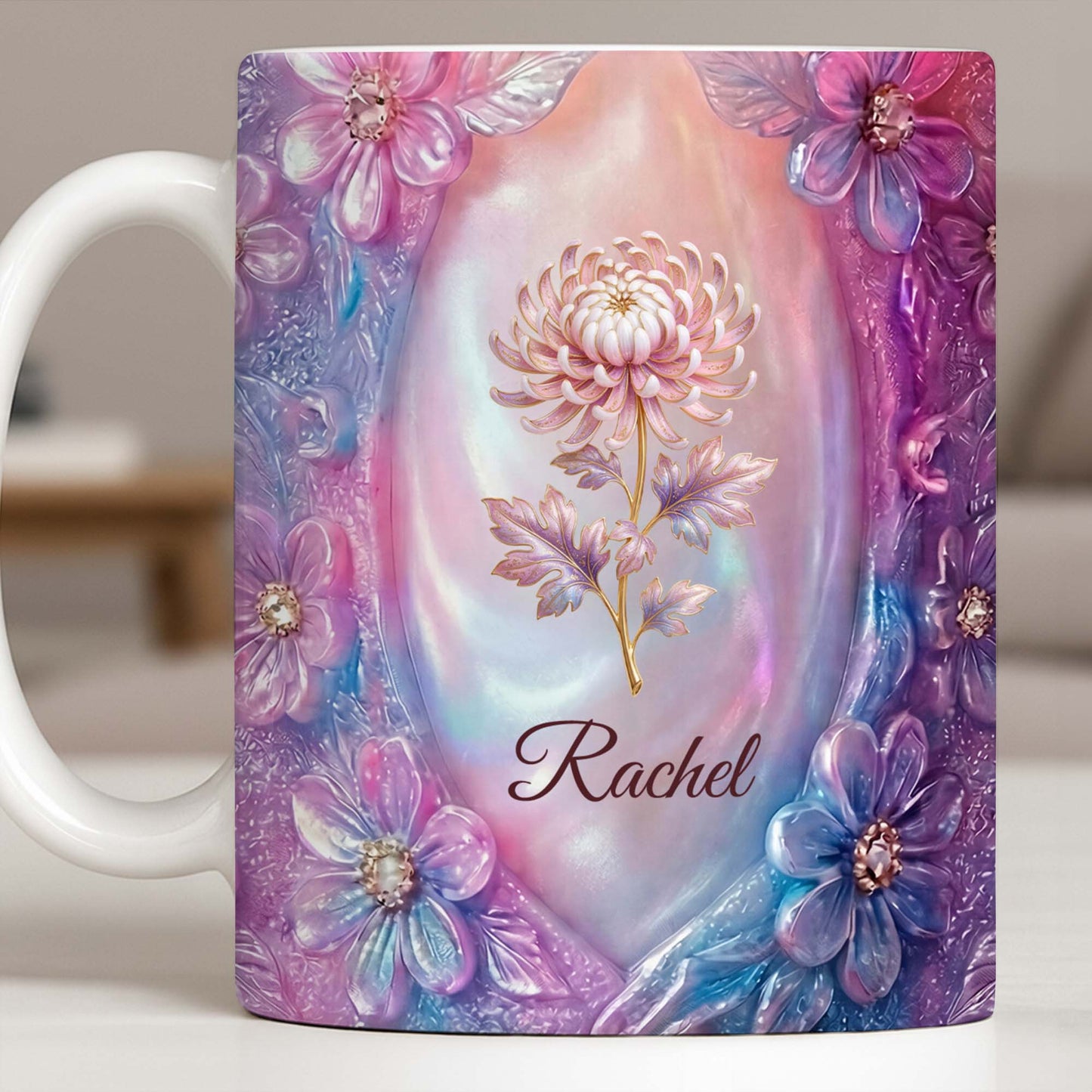 A Beautiful Bloom For A Soul With Chrysanthemum Floral Pattern