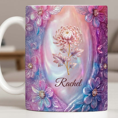 A Beautiful Bloom For A Soul With Chrysanthemum Floral Pattern